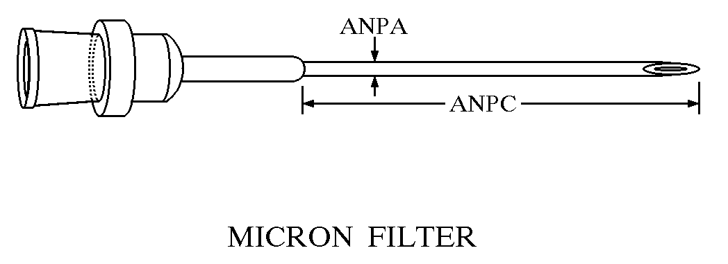 MICRON FILTER style nsn 6515-01-195-7710