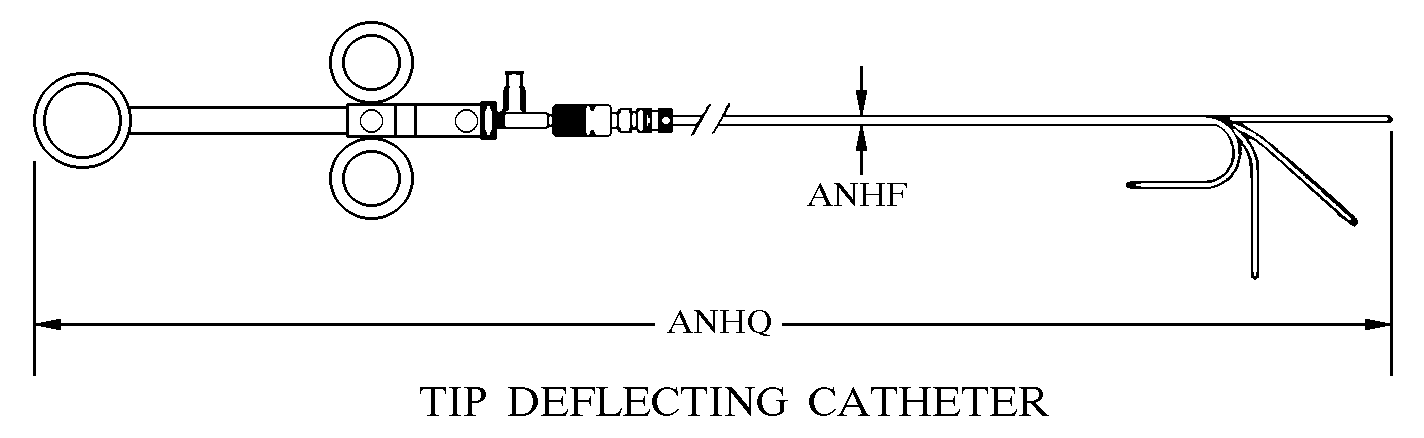 TIP DEFLECTING CATHETER style nsn 6515-01-536-2448