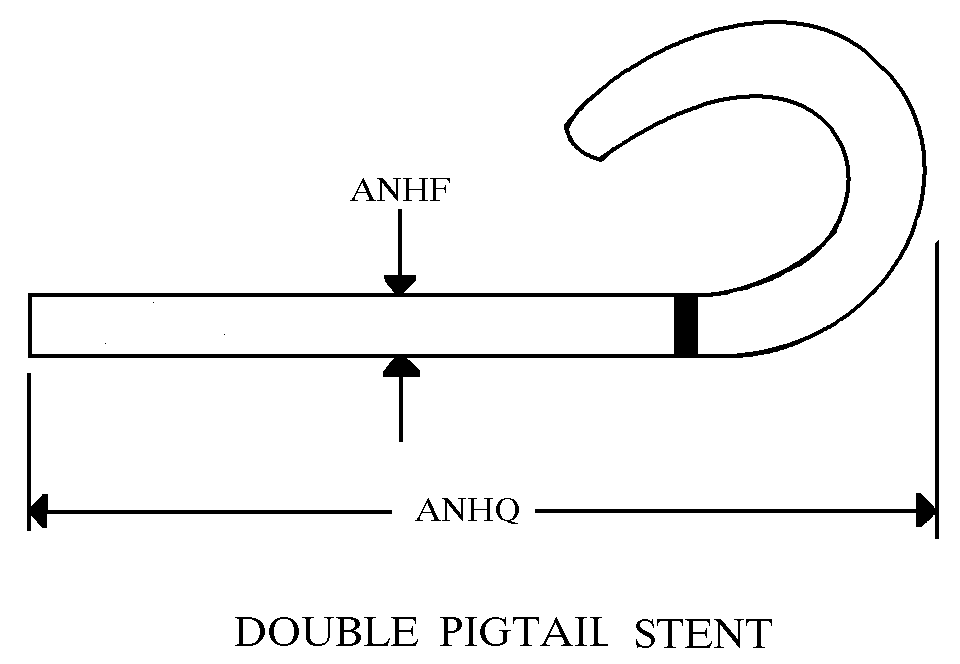 DOUBLE PIGTAIL STENT style nsn 6515-01-458-2909