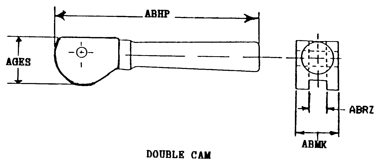 DOUBLE CAM style nsn 5340-01-573-0439