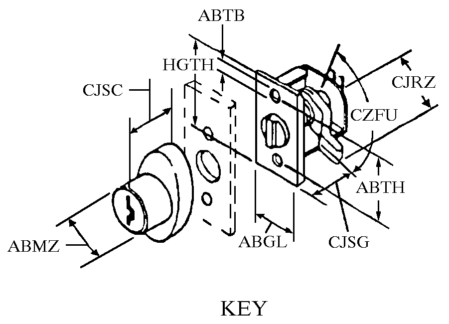 KEY style nsn 5340-01-365-6766