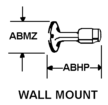 WALL MOUNT style nsn 5340-00-664-0602