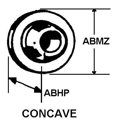 CONCAVE style nsn 5340-01-625-3331