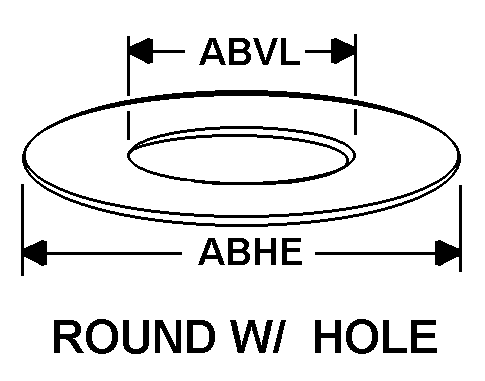 ROUND W/HOLE style nsn 7510-01-315-9110