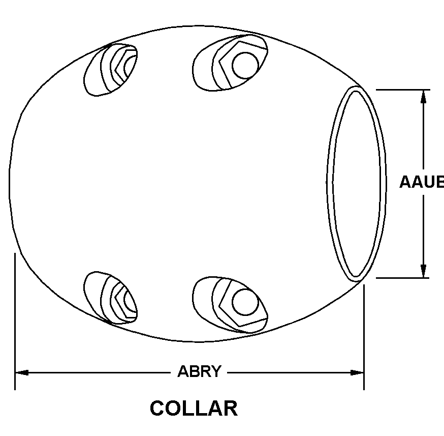 COLLAR style nsn 5342-01-504-3881