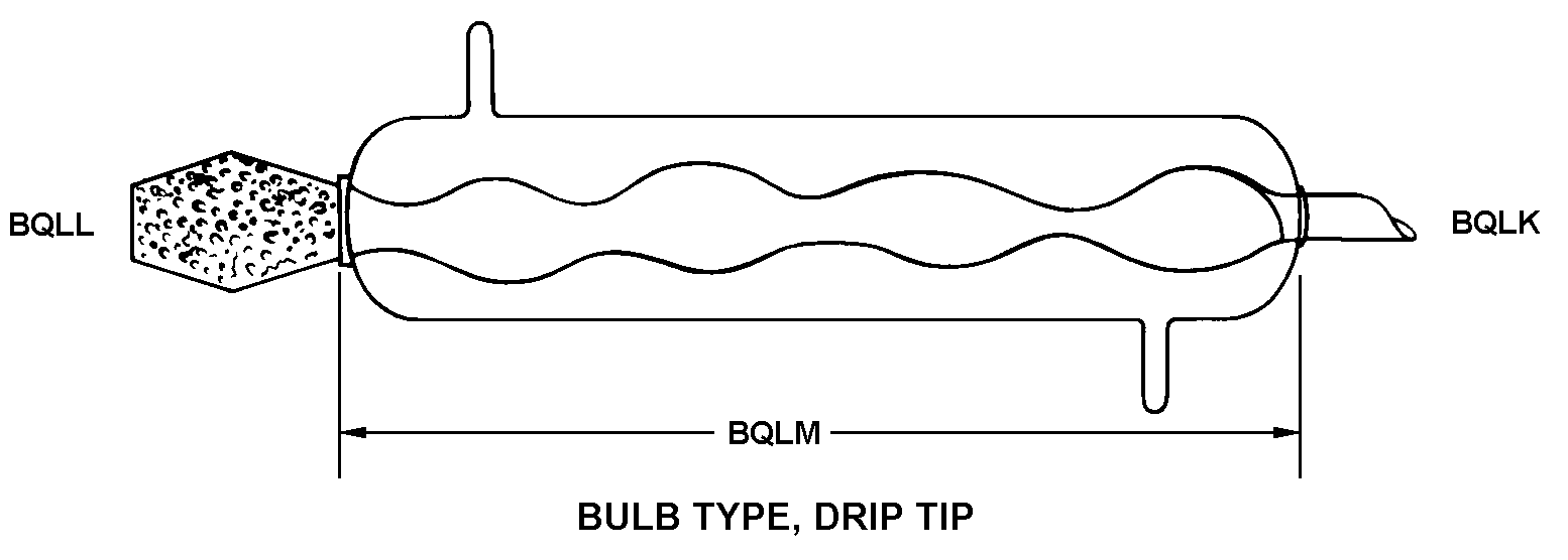 BULB TYPE, DRIP TIP style nsn 6640-01-076-5965