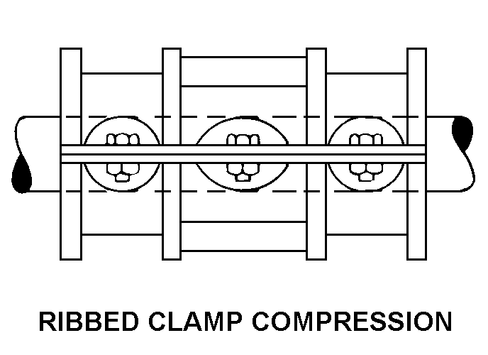 RIBBED CLAMP COMPRESSION style nsn 3010-01-351-4057