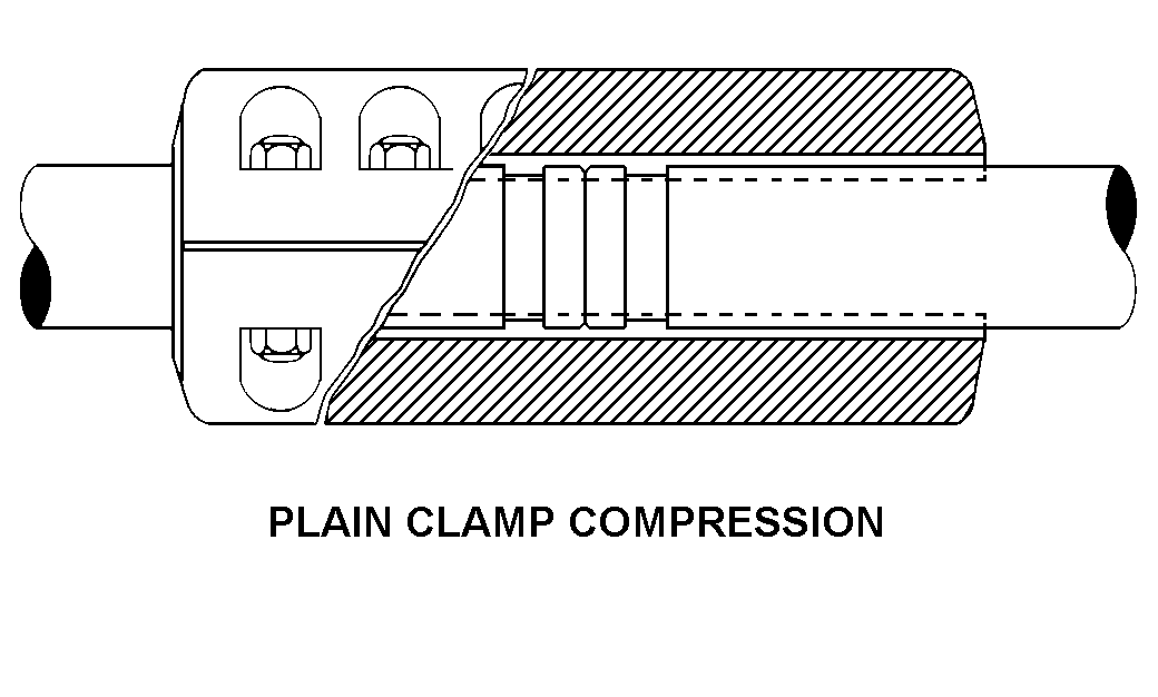 PLAIN CLAMP COMPRESSION style nsn 3010-01-250-7440