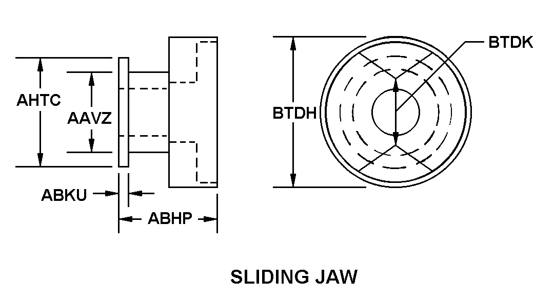 SLIDING JAW style nsn 3010-01-491-8041