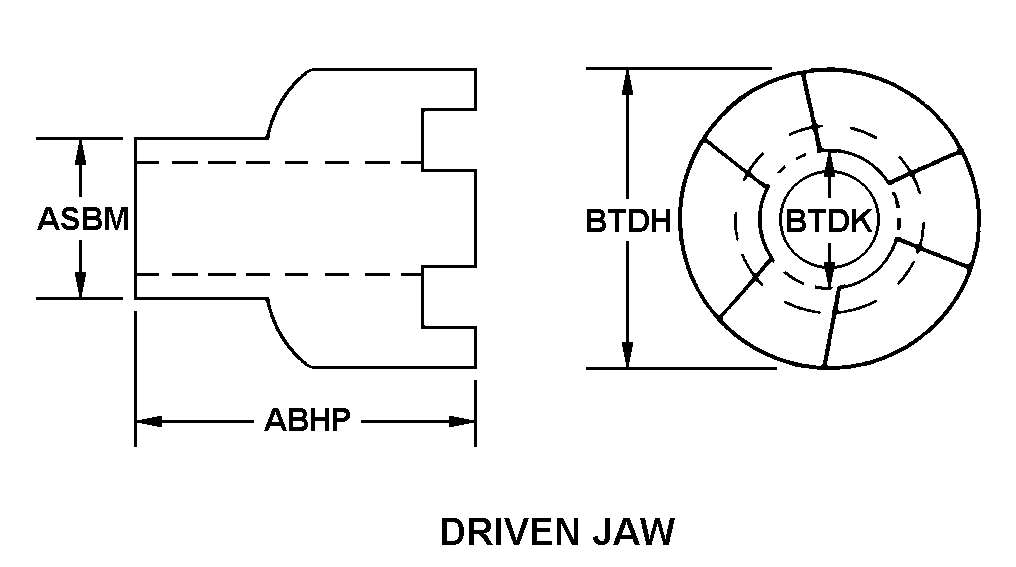 DRIVEN JAW style nsn 3010-00-269-3860