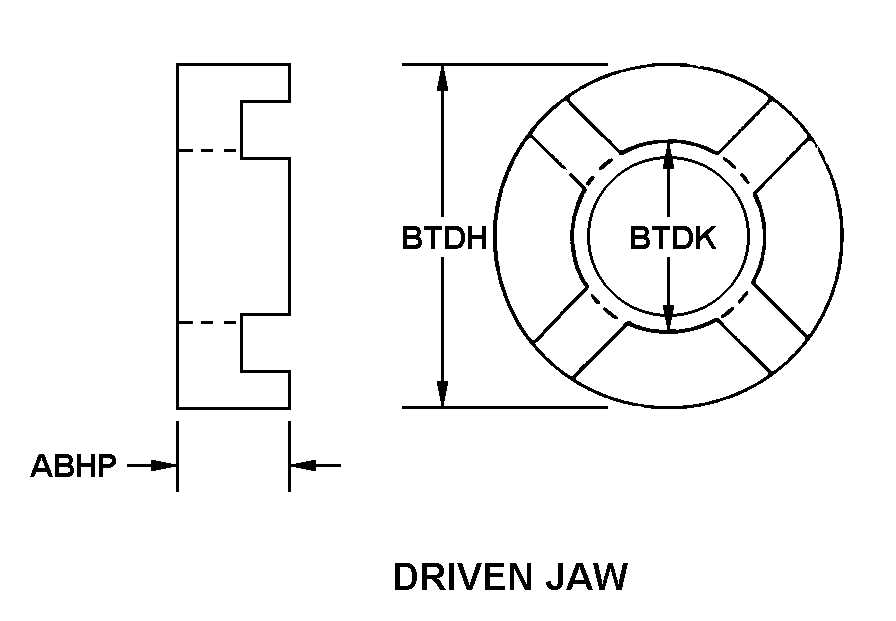 DRIVEN JAW style nsn 3010-00-927-7819
