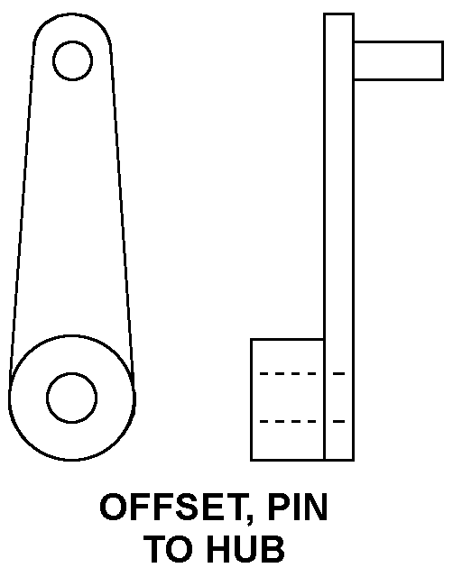OFFSET, PIN TO HUB style nsn 3010-00-097-0386