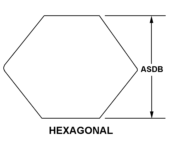 HEXAGONAL style nsn 3110-01-129-7977