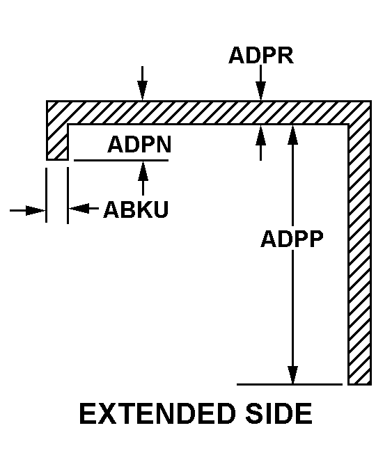 EXTENDED SIDE style nsn 5340-01-481-8106