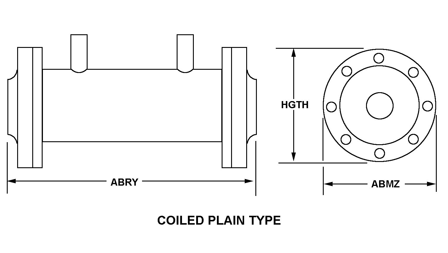 COILED PLAIN TYPE style nsn 4420-01-172-2174
