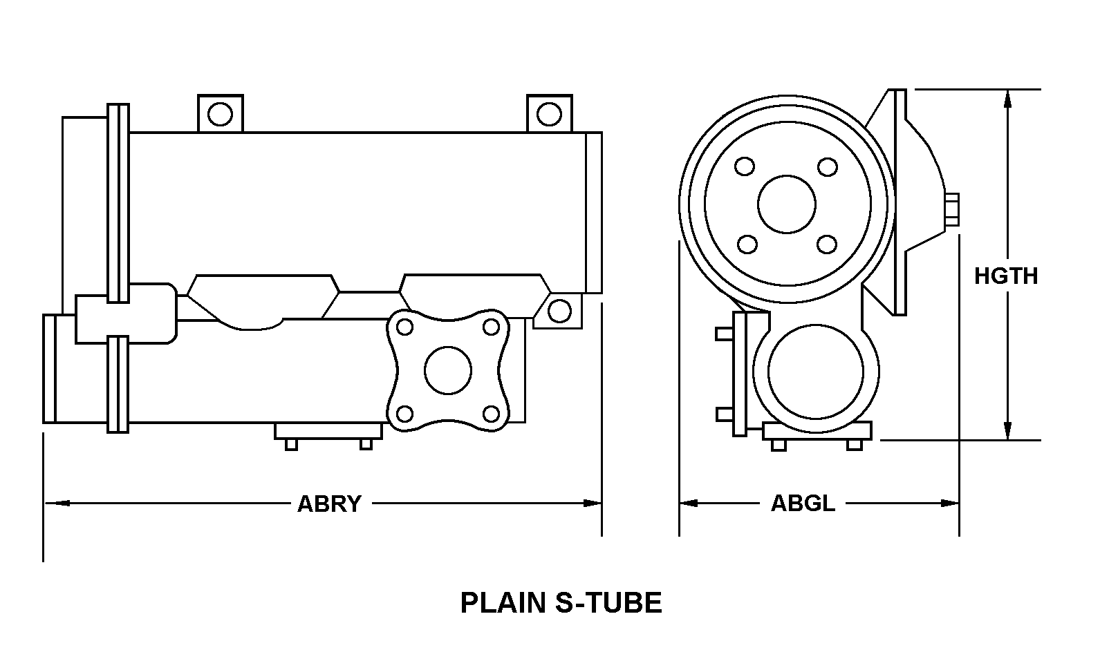 PLAIN S-TUBE style nsn 2935-00-972-1859