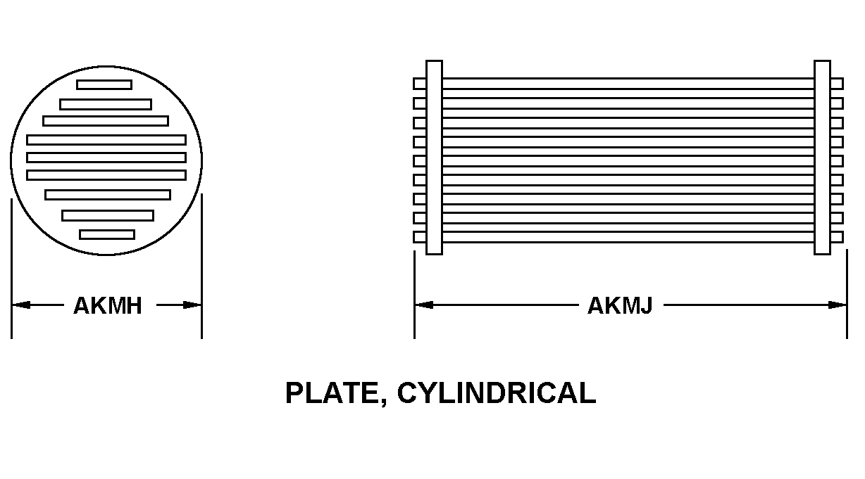 PLATE, CYLINDRICAL style nsn 4420-01-200-9046