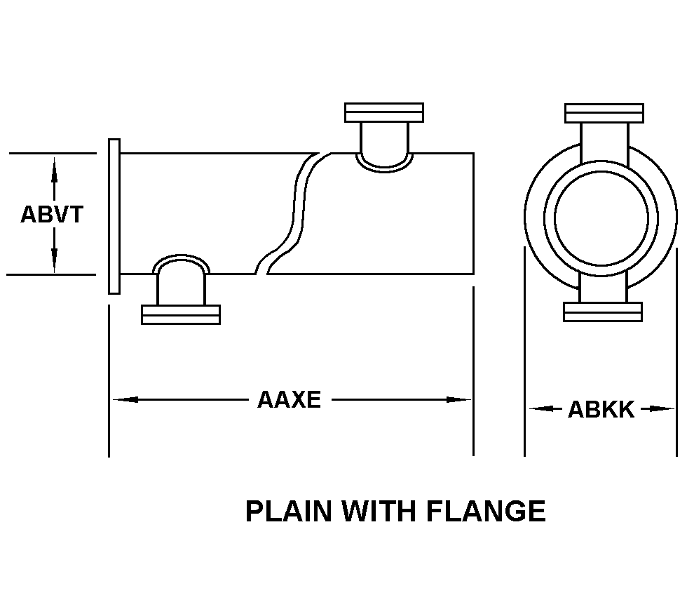 PLAIN WITH FLANGE style nsn 4420-01-198-1014