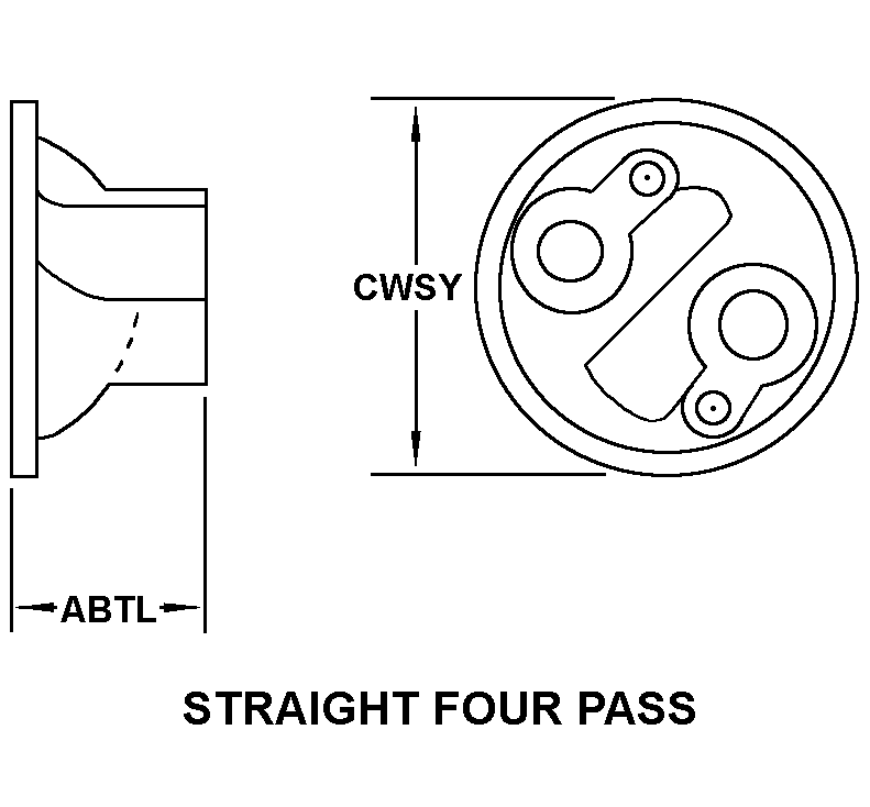 STRAIGHT FOUR PASS style nsn 4420-01-367-8152