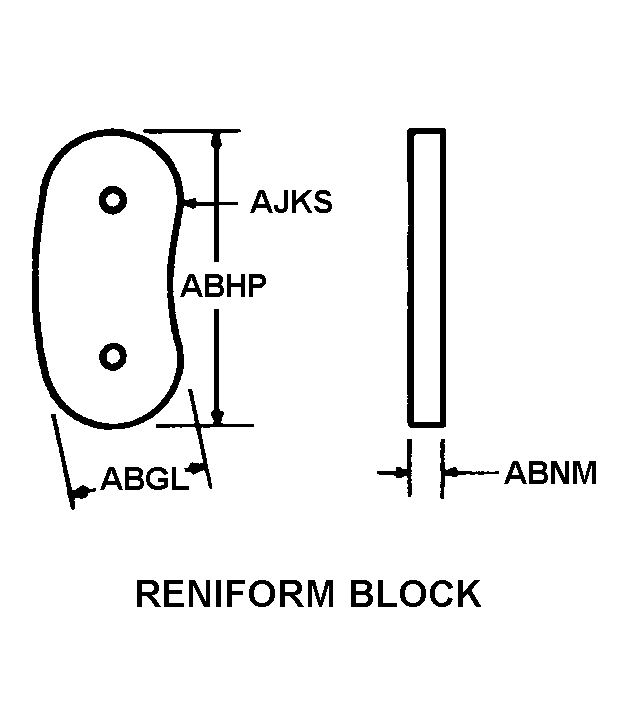 RENIFORM BLOCK style nsn 1630-00-303-6220