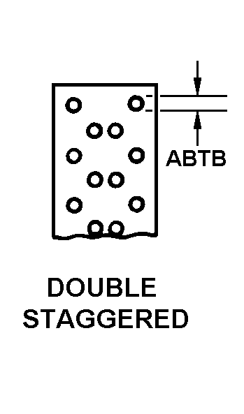 DOUBLE STAGGERED style nsn 2530-00-795-6545