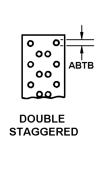 DOUBLE STAGGERED style nsn 3950-00-204-3338