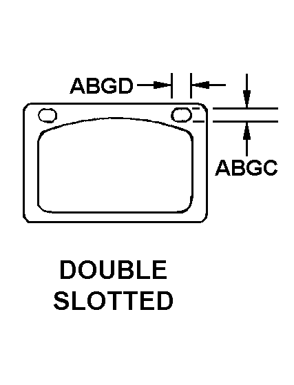 DOUBLE SLOTTED style nsn 2530-01-061-4805