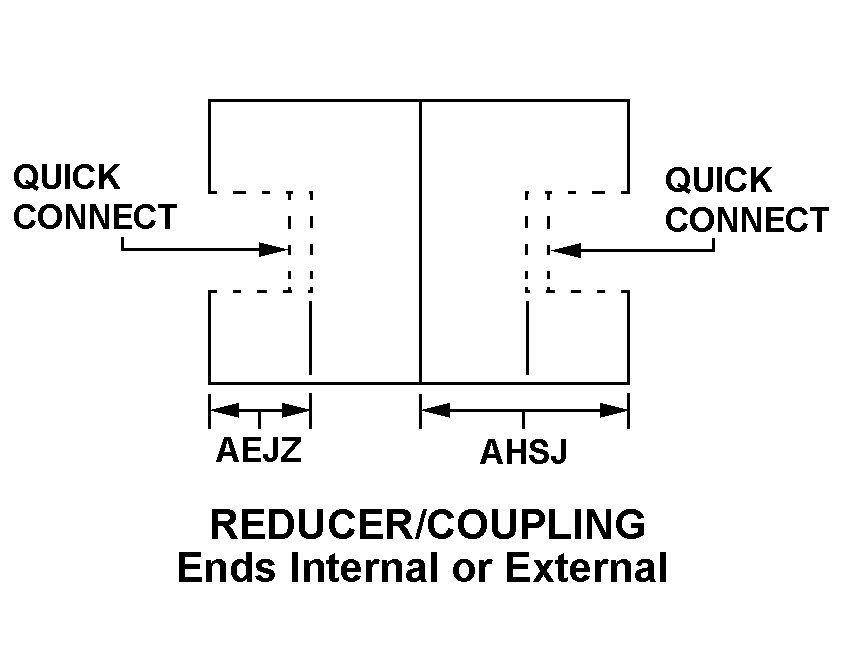 REDUCER/COUPLING style nsn 4730-01-625-5274