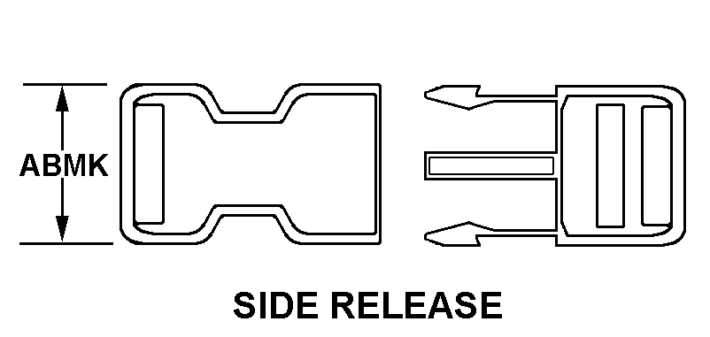 SIDE RELEASE style nsn 5340-01-623-9298