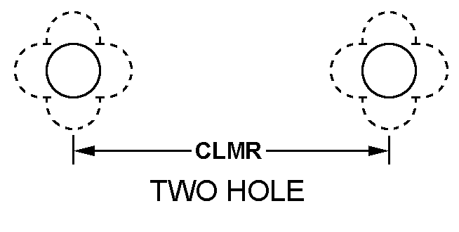 TWO HOLE style nsn 2530-00-042-0433