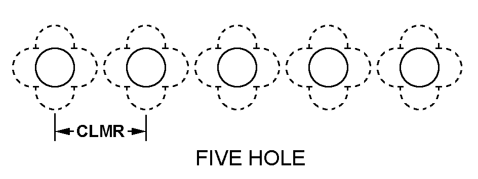 FIVE HOLE style nsn 3010-01-416-3249