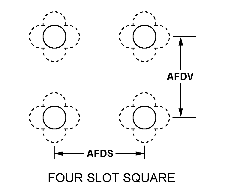 FOUR SLOT SQUARE style nsn 4310-01-425-6683