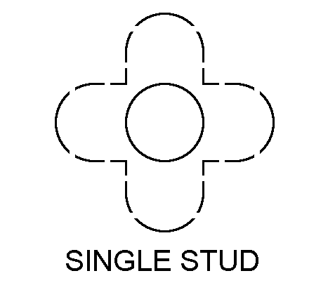 SINGLE STUD style nsn 3040-01-503-4878
