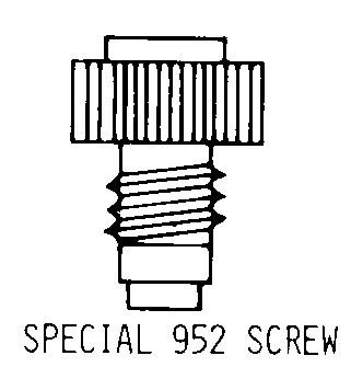 SPECIAL 952 SCREW style nsn 6240-00-099-8606