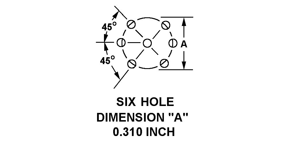 SIX HOLE DIMENSION 