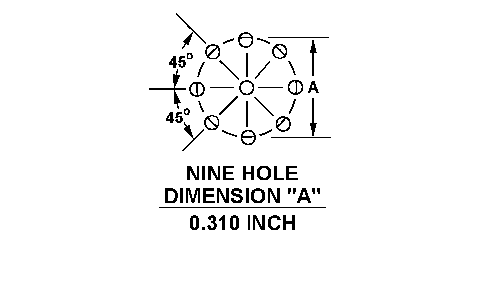 NINE HOLE DIMENSION 