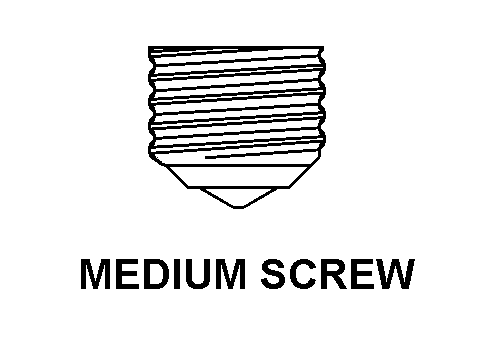 MEDIUM SCREW style nsn 6250-01-226-4621