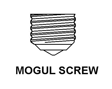 MOGUL SCREW style nsn 6250-00-916-2715