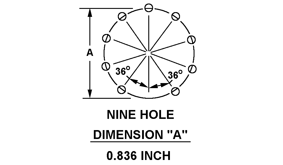 NINE HOLE DIMENSION 