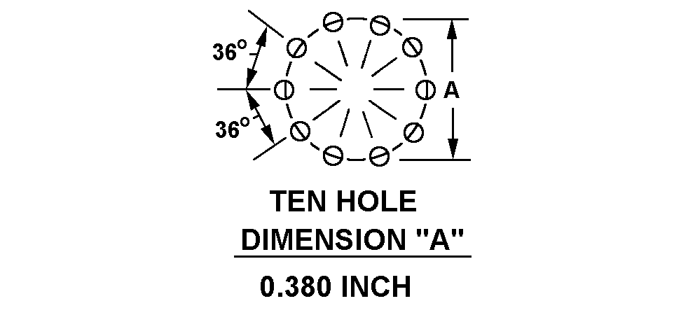 TEN HOLE DIMENSION 