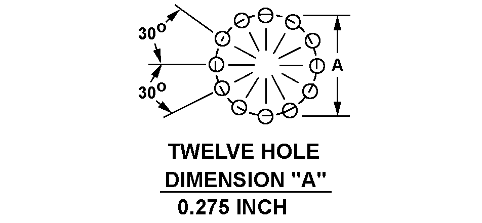 TWELVE HOLE DIMENSION 