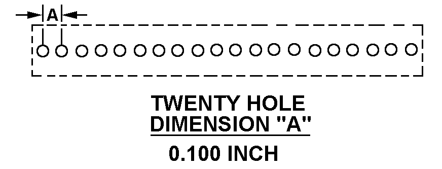 TWENTY HOLE DIMENSION 