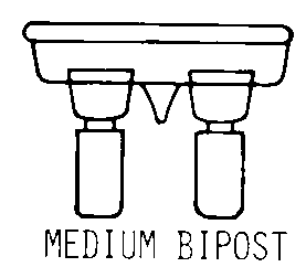 MEDIUM BIPOST style nsn 6240-00-578-6636