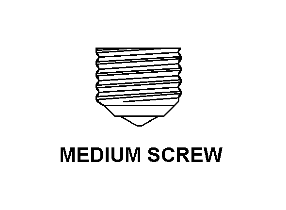MEDIUM SCREW style nsn 6250-00-231-9835