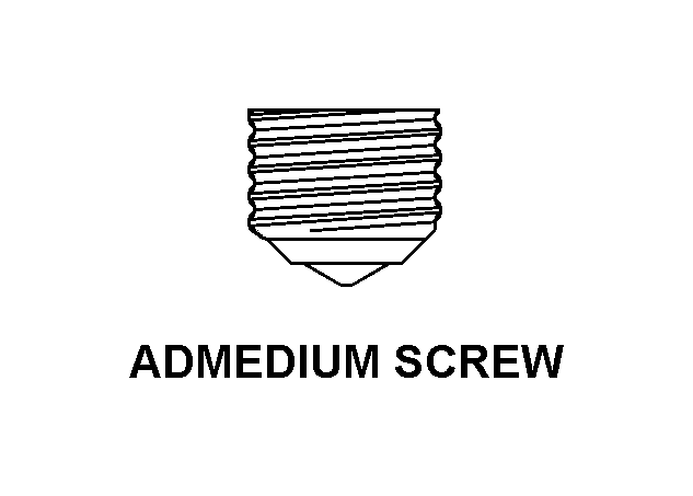 ADMEDIUM SCREW style nsn 6250-00-295-2303