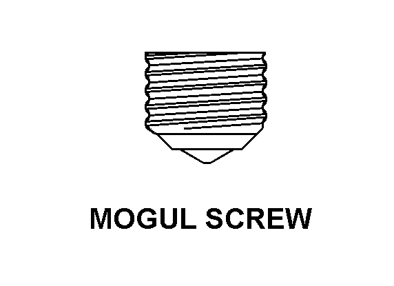 MOGUL SCREW style nsn 6250-00-250-6067