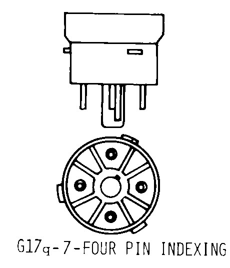 G17Q-7-FOUR PIN INDEXING style nsn 6240-01-147-0379