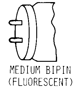 MEDIUM BIPIN (FLUORESCENT) style nsn 6240-00-110-9414