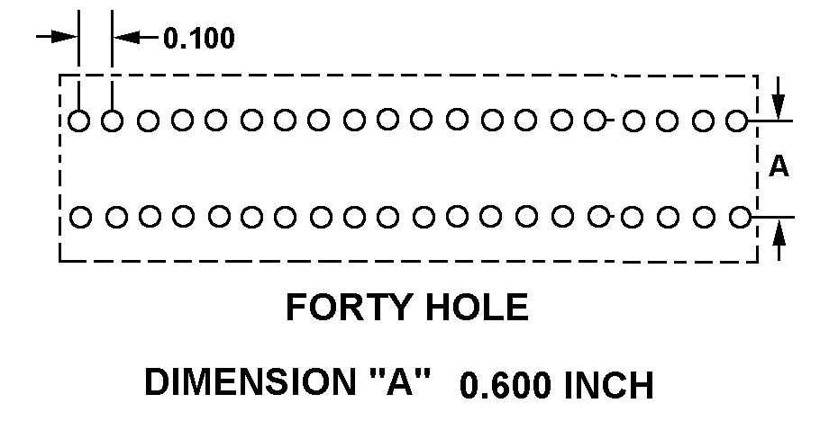 FORTY HOLE style nsn 5935-01-419-9704