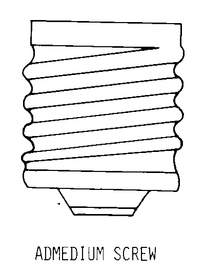 ADMEDIUM SCREW style nsn 6240-01-190-3541